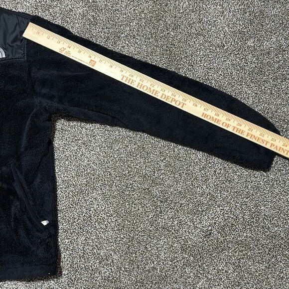 The North Face women’s Oslo zip up hoodie jacket fuzzy black Medium - Picture 5 of 12